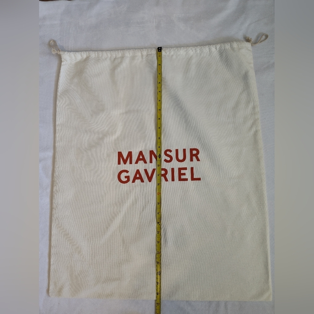 MANSUR GAVRIEL Authentic Cotton Dust Bag Italy Made Drawstring Storage - Picture 2 of 6